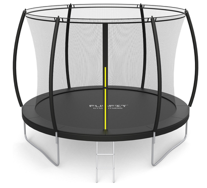 Премиум садовый батут Funfit 252 см (8 футов) | 2,5 м с сеткой и лестницей (3421)