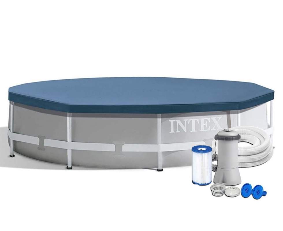 Каркасный бассейнIntex 26712-3 New (Диаметр 366 x Высота 76см)Prism Frame Pool