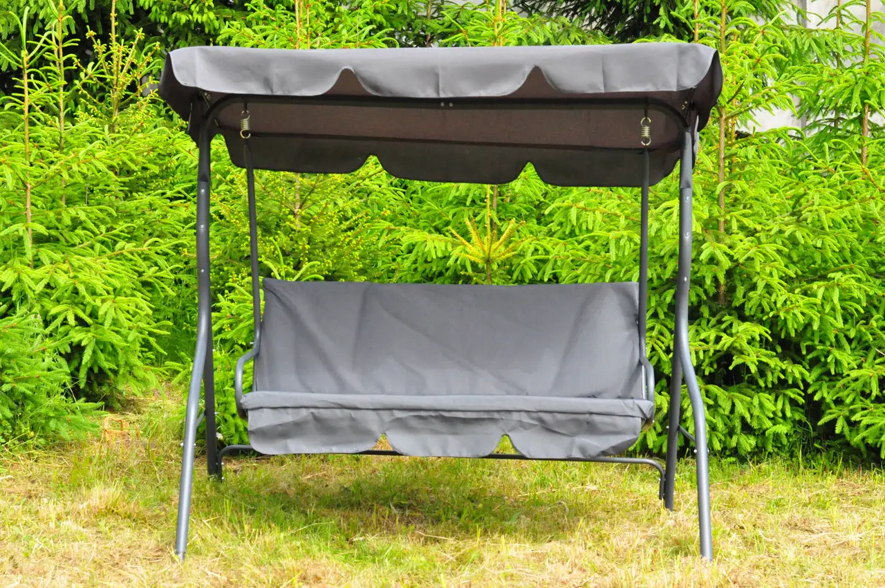Садовая 3 местная качеля Avko Relax Grey ARSC18601