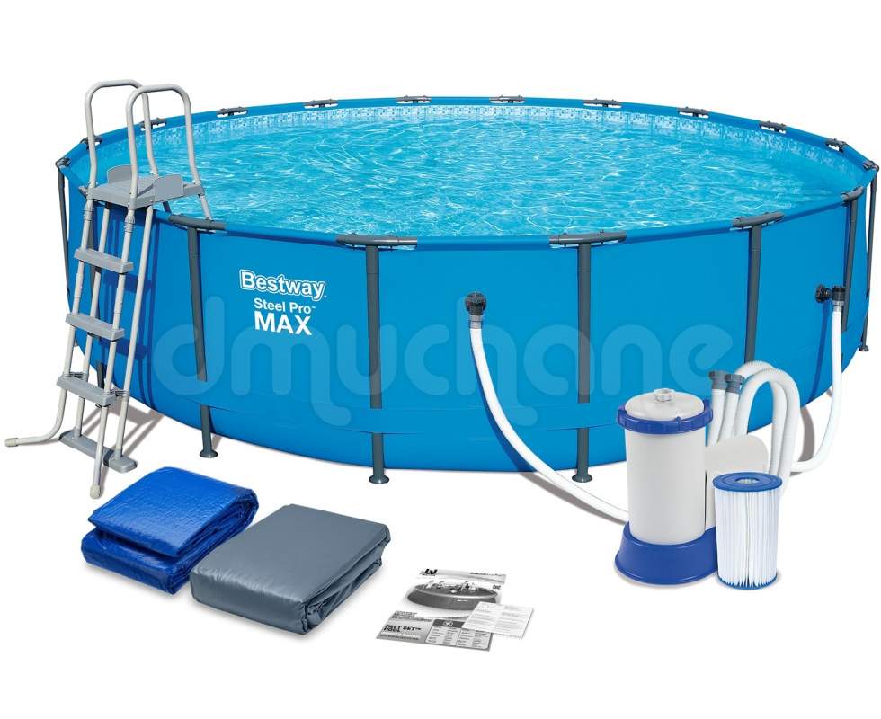 Каркасный бассейн Bestway 56462, 549 x 122 см Steel Pro Frame Pool