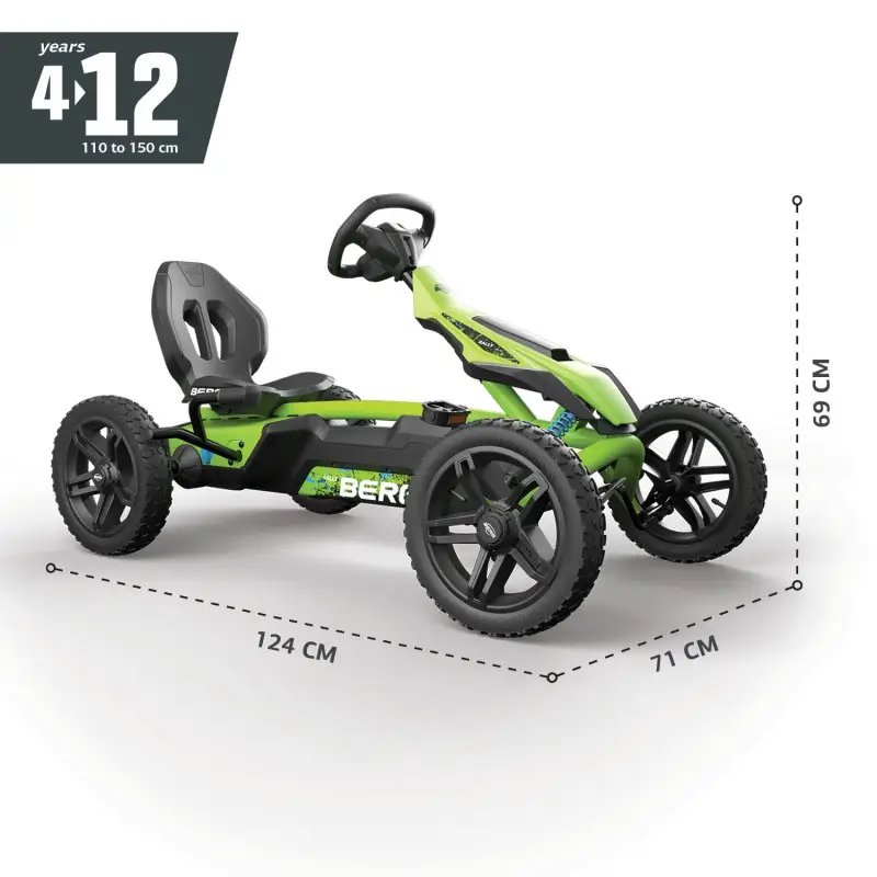 Веломобиль BERG Rally DRT Green