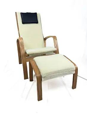 Кресло для отдыха с подставкой Avko ARC013 Natural Beige