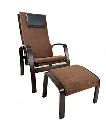 Кресло для отдыха с подставкой Avko ARC012 Walnut Latte