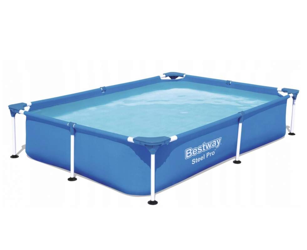 Каркасный бассейн Bestway 56401, 221 x 150 x 43 см Steel Pro Frame Pool