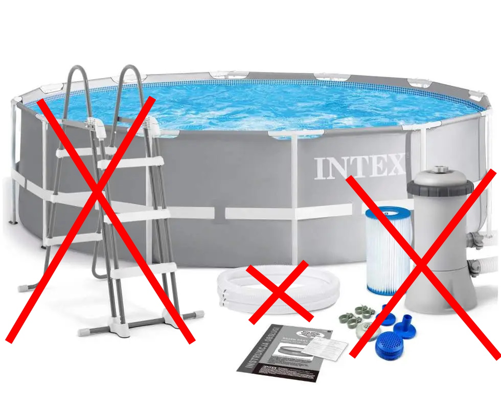 Каркасный бассейн Prism Frame Pool Intex 26716-0 New (Диаметр 366 x Высота 99см)