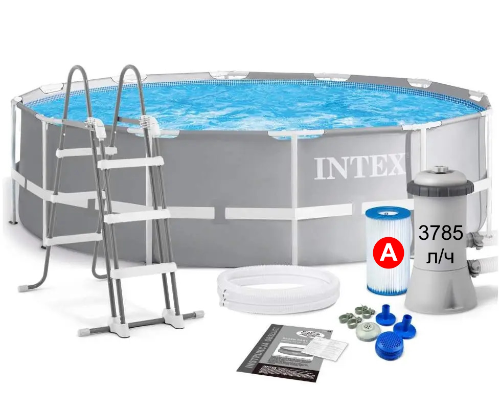 Каркасный бассейн  Intex 26718, 366 x 122 см Prism Frame Pool