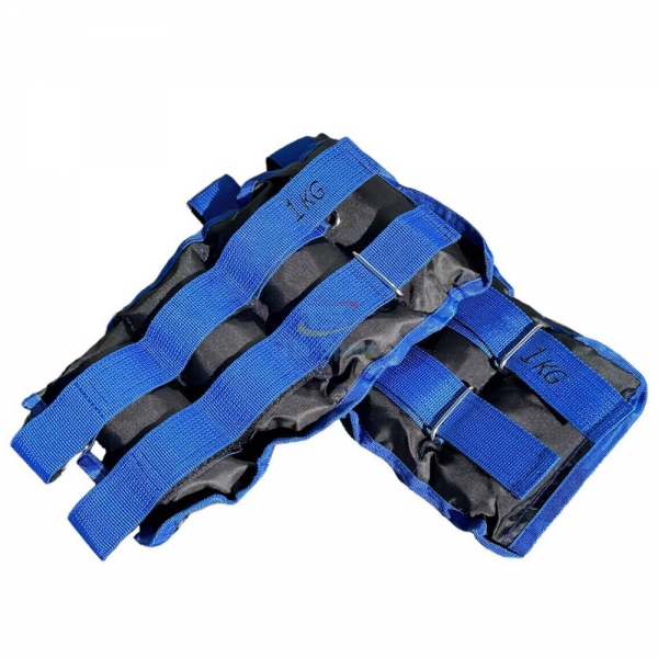 Утяжелители-манжеты для рук и ног 2×1,0 кг G8833-2BL TIA-SPORT