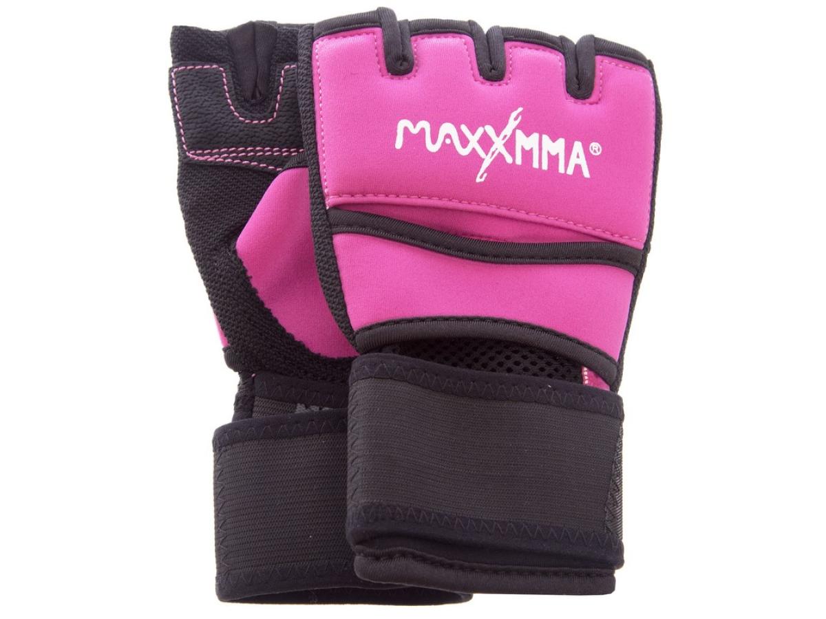 Перчатки-бинты для бокса MaxxMMA M розовые