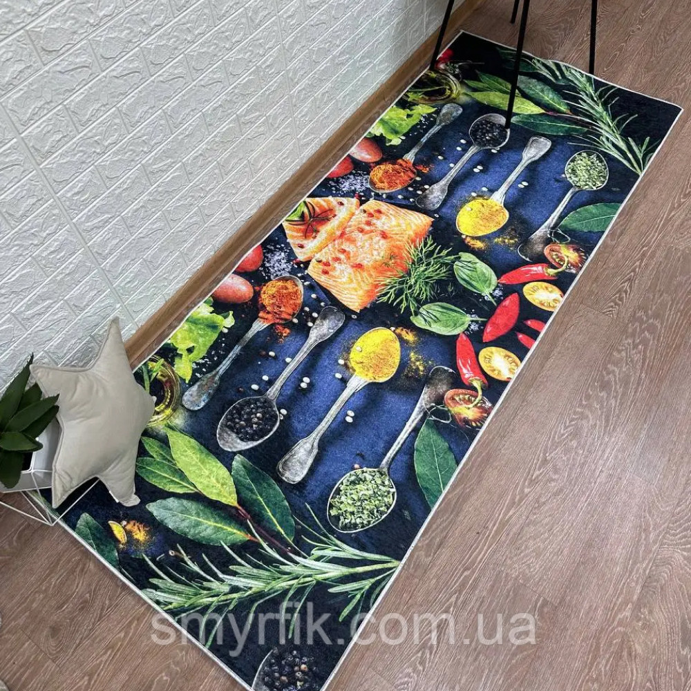Коврик для кухни «Пряности» 80х250