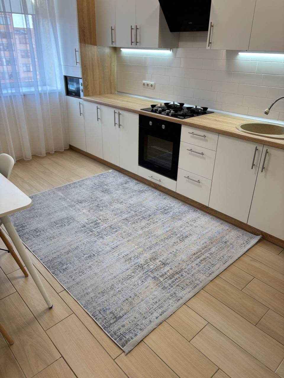 Современный безворсовой ковер «Mod04678» 150х200см