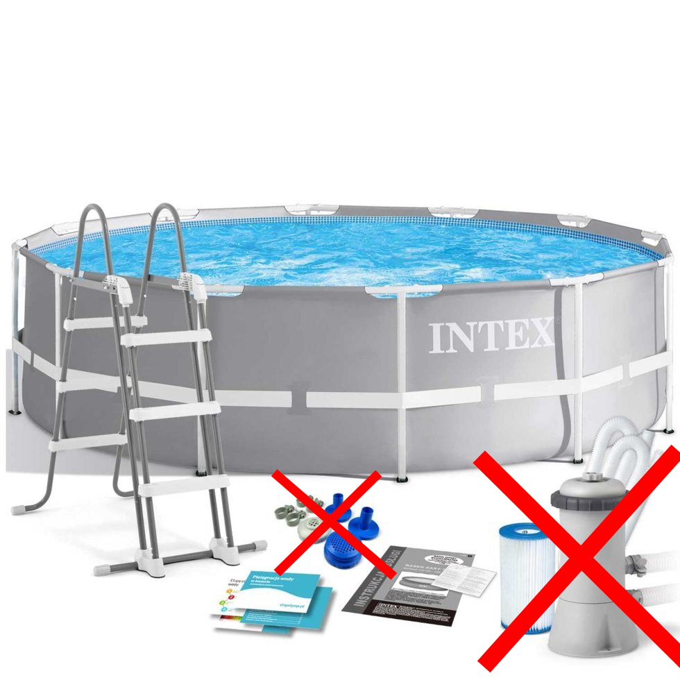 Intex 26718-1 New (Диаметр 366 x Высота 122см) Каркасный бассейн Prism Frame Pool
