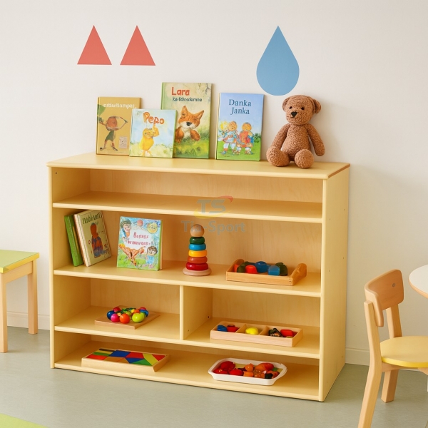 Детский шкаф для хранения игрушек и книг TIA-SPORT