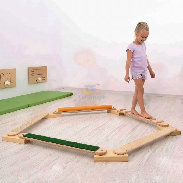 Модульная сенсорная дорожка Montessori TIA-SPORT