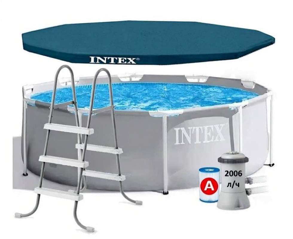 Каркасный бассейн Prism Frame Premium Pool Intex 26706ND-5 New (Диаметр 305 x Высота 99см)