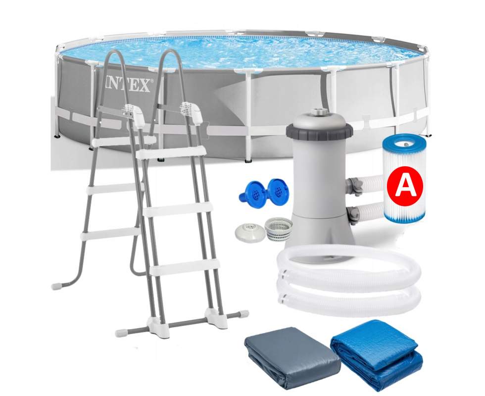 Каркасный бассейн 427 x 107 Intex 26720, см Prism Frame Pool каркасный бассейн 427 x 107 см Prism Frame Pool