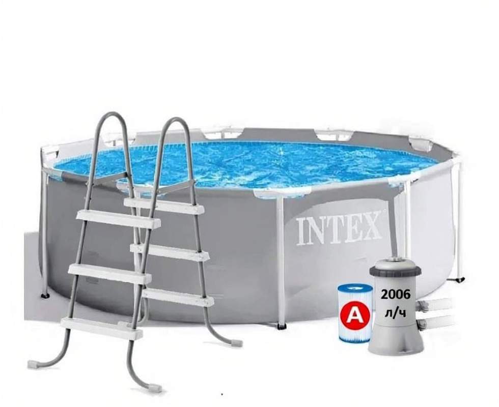 Каркасный бассейн Prism Frame Premium Pool Intex 26706ND-4 New (Диаметр 305 x Высота 99см)