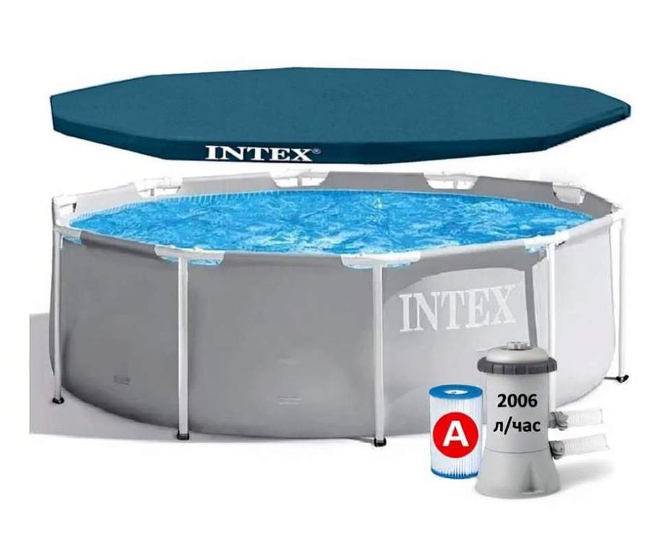 Каркасный бассейн Prism Frame Premium Pool Intex 26706ND-3 New (Диаметр 305 x Высота 99см)