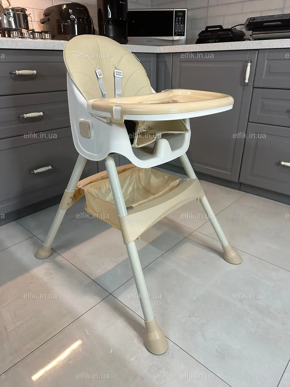 Стільчик для годування M 4136-2 Beige